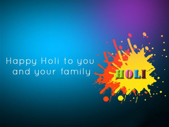 Message for Holi