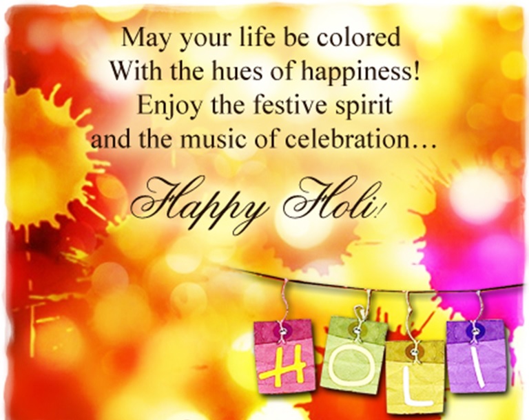 Happy Holi Wishes Messages - Peri Anna-Diane