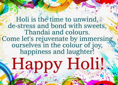 Holi Greetings Card